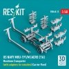 RESKIT RSK48-0023 US NAVY MHU-191/M (AERO 21A) Munitions Transporter (with adapters for missiles) (Carrier Fleet) (3D Printed model kit) 1/48